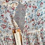 Blush Noir Floral Print Women's Blouse Photo 9