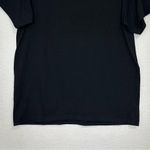 “I want Pizza not Feelings” Black Graphic Crewneck Short Sleeves Tee, Sz Large Photo 6