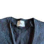 Loup Short Sleeve Jumpsuit Black Grey Cutout Belted Waist Wide Leg Size XS Women Photo 1