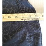 Orvis  Womens Embossed Pull On Travel Skort Golf Black Rose Embossed Print Sz M Photo 5