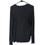 Athleta  Black Modal Blend Long Sleeve Athletic Casual T-Shirt Women Sz S Photo 1