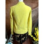 Zadig & Voltaire  Cashmere Sweater Yellow Burgundy Logo size M Photo 8