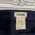 L'Agence ‎ Marlo Oxford Skinny High Rise Silver Clasp Ankle Length Jeans Pants 27 Photo 3