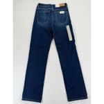 BKE Parker Universal Fit High Rise Cropped Straight Leg Dark Wash Jeans 27x28 Blue Size 27 Photo 1