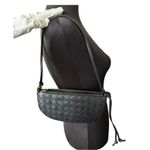 Bottega Veneta New Black Leather Gemellini Intrecciato Double Pouch Shoulder Bag Photo 1