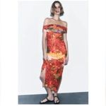 ZARA  Farmers Market Mesh Dress‎ Size Medium Photo 5