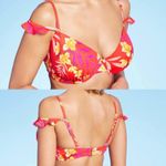 Shade & Shore Light Lift Ruffle Strap Bikini Top 36C / New without Tag Photo 1