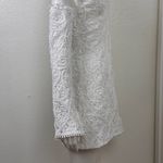 12th Tribe Romantic White Lace Long Sleeve Dress Size medium. F56 Photo 11