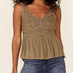 Shyanne Embroidered Flutter Sleeveless Top Photo 0