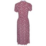 Abercrombie & Fitch Floral Orange Button Up Tie Waist Midi Dress Sz XST Coquette Photo 3