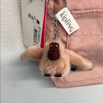Kipling  Pink Crossbody Bag The Iconic Bag Charm “Bella The Gorilla” 🦍 Photo 3