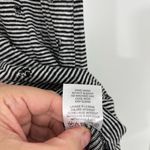 IRO  XS Black, White Stripe Gabry Distressed Linen Short Sleeve T-Shirt Photo 10