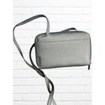 Kathy Ireland Purse Crossbody Grey Blue Flower Floral Photo 1