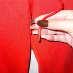 Catherine Malandrino Catharine malandrino spell out orange red jogger drawstring sweatpants flawed Photo 5