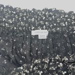 American Eagle Black Floral Print Belted High Rise Relaxed Pants Photo 6