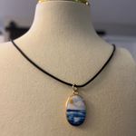 Handmade Beach Necklace 18K Gold Plated Stainless Steel | Beach Sun charm 🌊 Photo 0