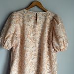 STINE GOYA Doris Lace Babydoll Mini Dress In Beige Tan Photo 8