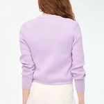 J. Crew Lavendar 100% cotton knit button down cardigan small #724 Purple Photo 1