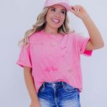 Whiskey Darling Boutique Glitter bow graphic tee Photo 1