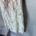 For Love & Lemons San Marcos White Long Backless Midi Lace Dress Woman's XS Photo 6