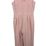 Elle Pink Sleeveless Bow Wide Leg Jumpsuit Size S Photo 1