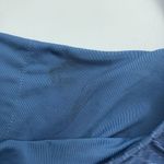 Aerie Womens Ribbed Bikini Top Shelf Bra Blue Size M Photo 4