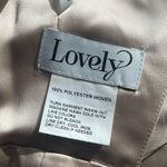 NEW Lovely High Neck Backless Maxi Dress With Slim Belt, Champagne Size 2, $242 Gold Photo 13