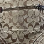 Coach Signature Canvas & Leather Crossbody Bag Brown Brass Hardware C0654-10402 Photo 9