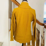 Anthropologie  MOTH Ribbed Turtleneck High-Lo Hem Sweater Slit Sides Pullover Photo 6