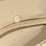 Franco Sarto SURF NUDE BLUSH NEUTRAL OPEN TOE PATENT LEATHER WEDGE SHOES 9 Photo 8