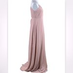 Birdy Grey  NWT Cindy Chiffon Dusty Rose Gown Dress Small Photo 9
