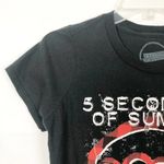 Bravado 5 Seconds of Summer Short Sleeve Black Tee Size L Photo 3