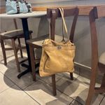 Banana Republic  Elegant Tan Leather Tote Bag Photo 3