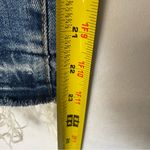 Banana Republic Low Rise Straight Leg Cropped Medium Wash Jeans Raw Hem 25 P Photo 5