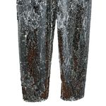 Black Halo NWT Silver Sequin Jumpsuit Women’s Size 6 Sleeveless Party Evening Photo 3