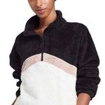 Colsie Winter warm long sleeve double fuzzy plush 1/4 zip pullover Top block Top Photo 1