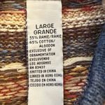 Tiara International Vtg Womens Full Zip Cardigan Sweater Large Blue Nordic Cozy Photo 5