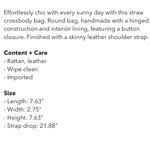 Urban Outfitters Wicker Bag Photo 3