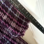 Kate Spade  Coat Women Size 2 Plaid Button Down Tweed Overcoat Plum Long Sleeve Photo 3