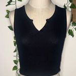 Dazy Quarter Button Up Tanktop Black Photo 0