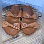 Alda Tan twisted strap sandals Brown Size 6 Photo 1