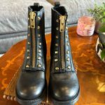 Ash  Rachel Gold Studded Combat Boot Photo 1