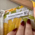 Faithfull the Brand  Jean-Marie Yellow Floral Midi Dress Size 6/M Photo 6