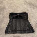 Alex Marie  Fit Solution Black/Cream Two Piece Tankini & Skirt Swim Set SIZE M Photo 4