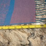Pashmina Jacquard Paisley Silk  Pink Teal Blue Fringe Wrap Shawl Photo 6