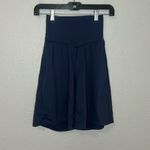 Halara High Waisted Long Inseam Shorts Blue Size XS Photo 5
