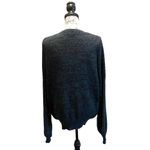 Free People Anthropologie Karin Faux Wrap Sweater Green Medium Oversized NWOT Photo 2