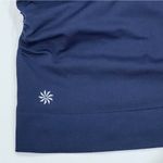 Athleta Blue Navy Spacedye Finish Fast Tee Size Small Photo 9