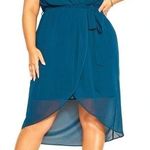 City Chic  Sexy Tie Sleeveless Chiffon Dress Photo 0