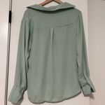 TJ Maxx Green Button Down Long Sleeve  Photo 1